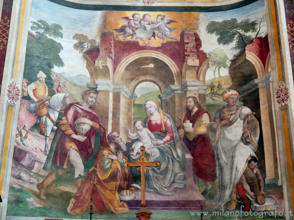 Meda (Monza e Brianza, Italy) - Adoration of the Magi in the Church of San Vittore
